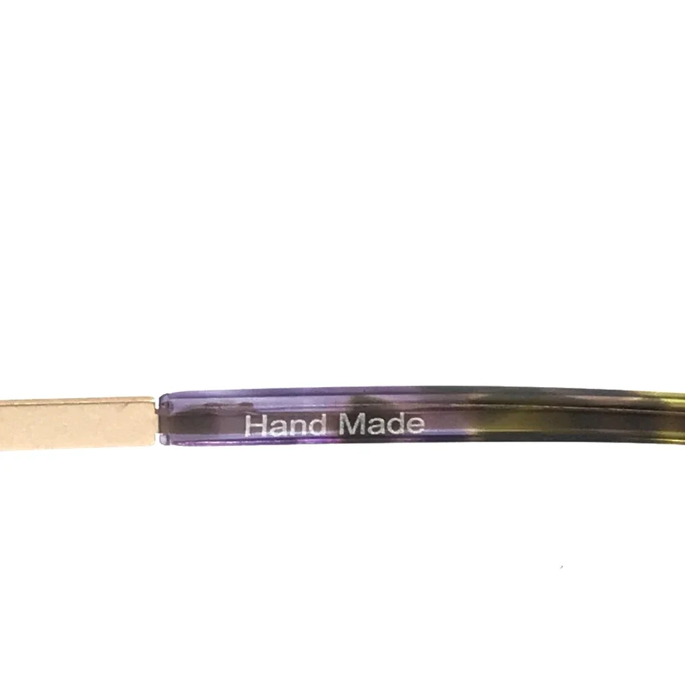 BOZ Eyeglasses Frames MADYSSON 4545 Green Satin Gold Chamois Full Rim 51-17-140